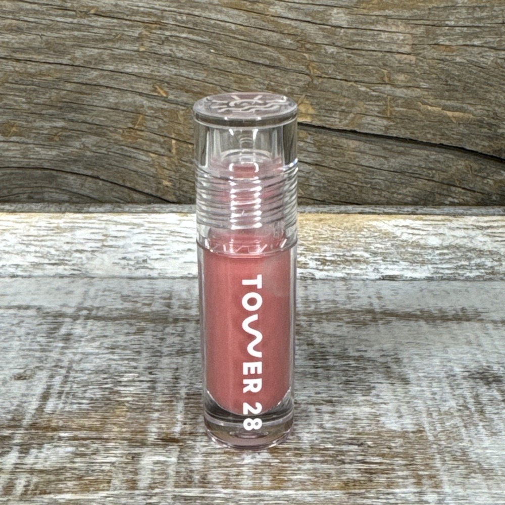 Tower 28 Beauty ShineOn Lip Jelly Hydrating Non-Sticky Pistachio Min| MSRP = $12